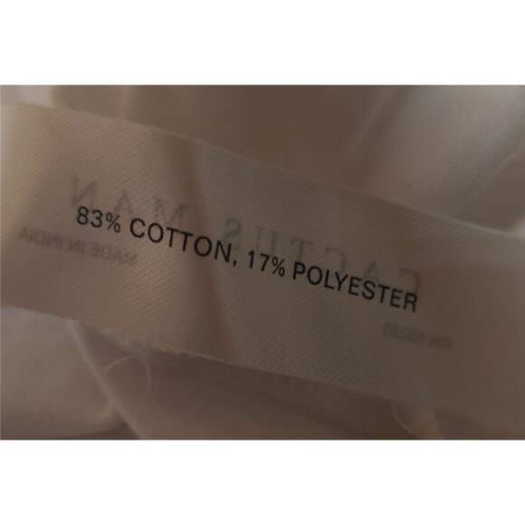 Cactus Man by Ricky Singh Mens Large Blue White Color Block Golf Polo Shirt - Picture 11 of 12